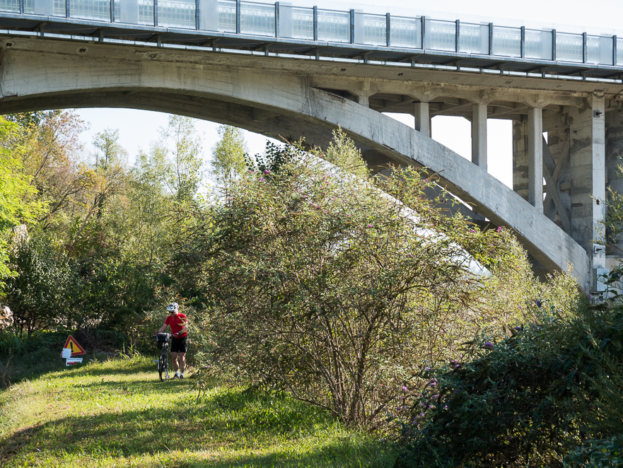 Start bei Sedico, Blick ins Piave-Tal